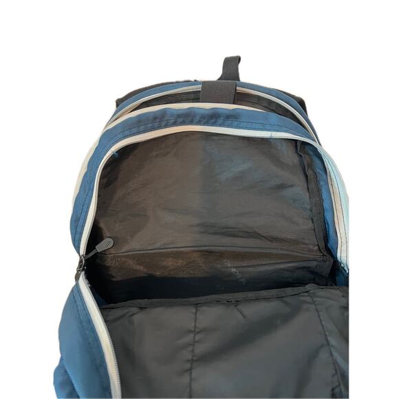 Bondka Blue Black Padded Computer Skater Backpack - Picture 3 of 4